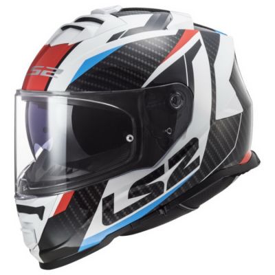 LS2 FF800 STORM RACER helma červená/modrá